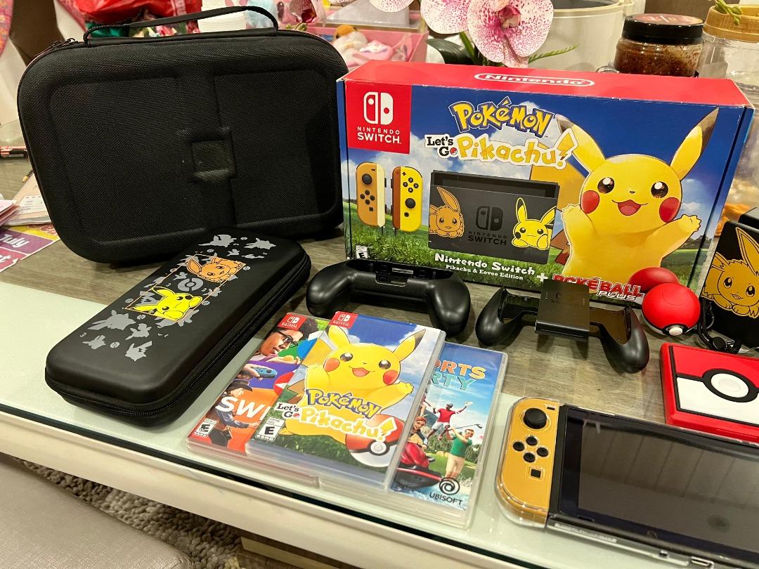 Nintendo switch pikachu edition hot sale