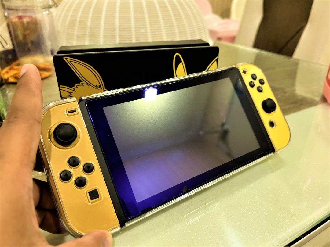 Nintendo Switch LIMITED EDITION PIKACHU Fullset, Video Gaming, Video