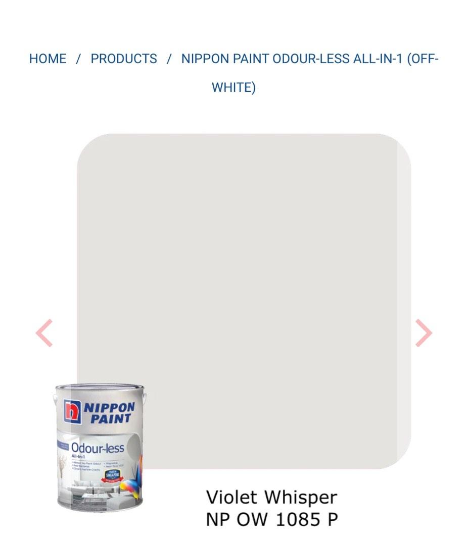 Nippon Paint 5L Whisper Violet Furniture Home Living Home Nippon Paint 5l Whisper Violet 1665451254 2464362e Progressive