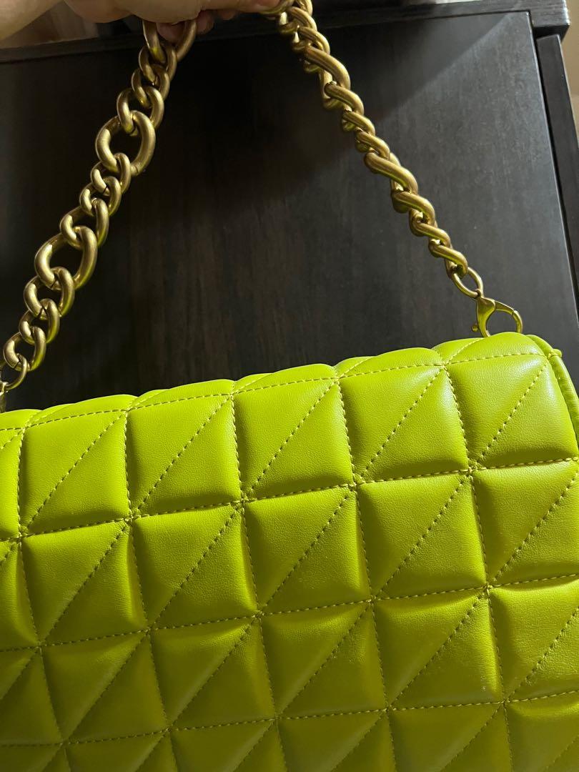 Lime green zara bag clearance