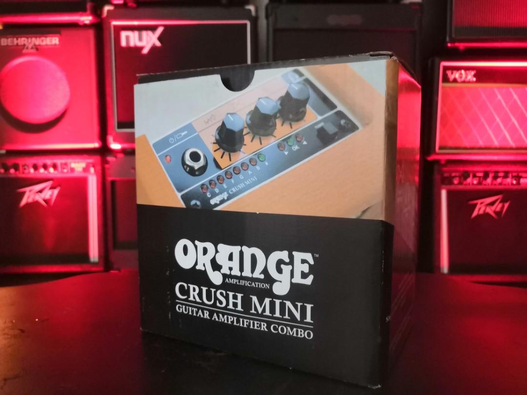 Orange Crush Mini Amplifier (New) (Category: Soundbars, Speakers & Amplifiers) located in Baguio. Submitted by therolling.store (Listing ID 1190122871, Image 2). Description: ■Orange Crush Mini (New) ■Price: 3,200 ■Location: Baguio City ■Cash on Delivery Note: -Fix Price -No Swap/Trade -Replacement 9V PSU included.