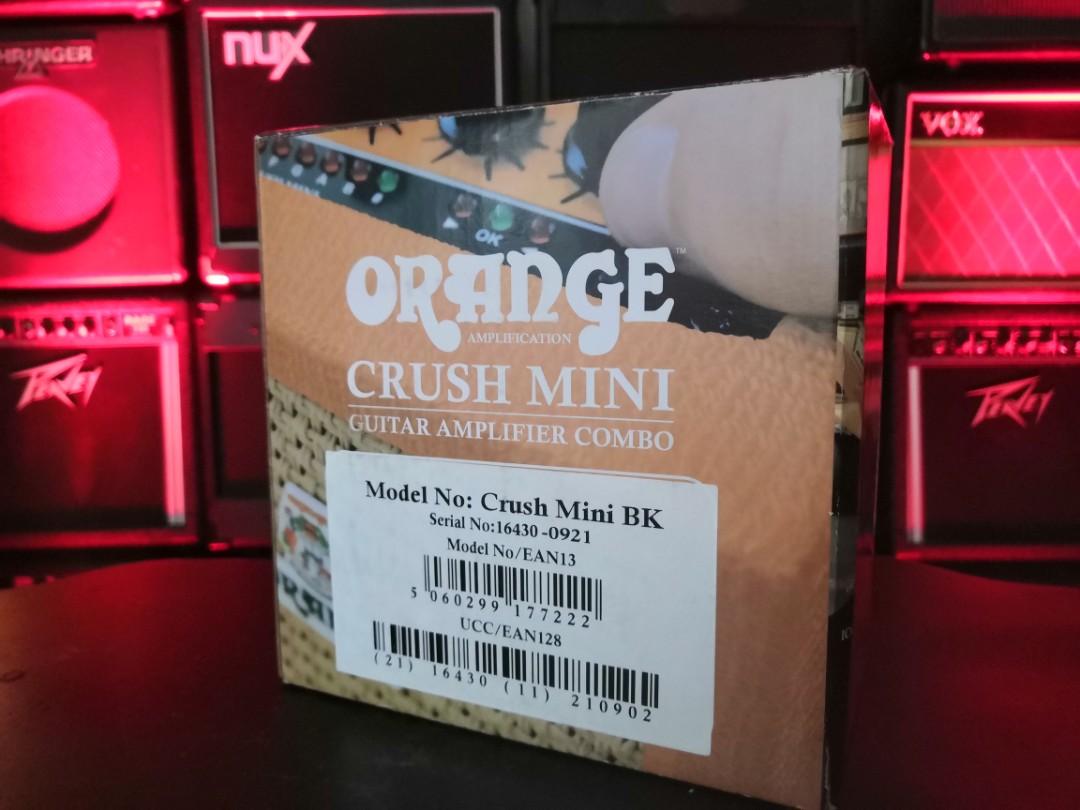 Orange Crush Mini Amplifier (New) (Category: Soundbars, Speakers & Amplifiers) located in Baguio. Submitted by therolling.store (Listing ID 1190122871, Image 3). Description: ■Orange Crush Mini (New) ■Price: 3,200 ■Location: Baguio City ■Cash on Delivery Note: -Fix Price -No Swap/Trade -Replacement 9V PSU included.