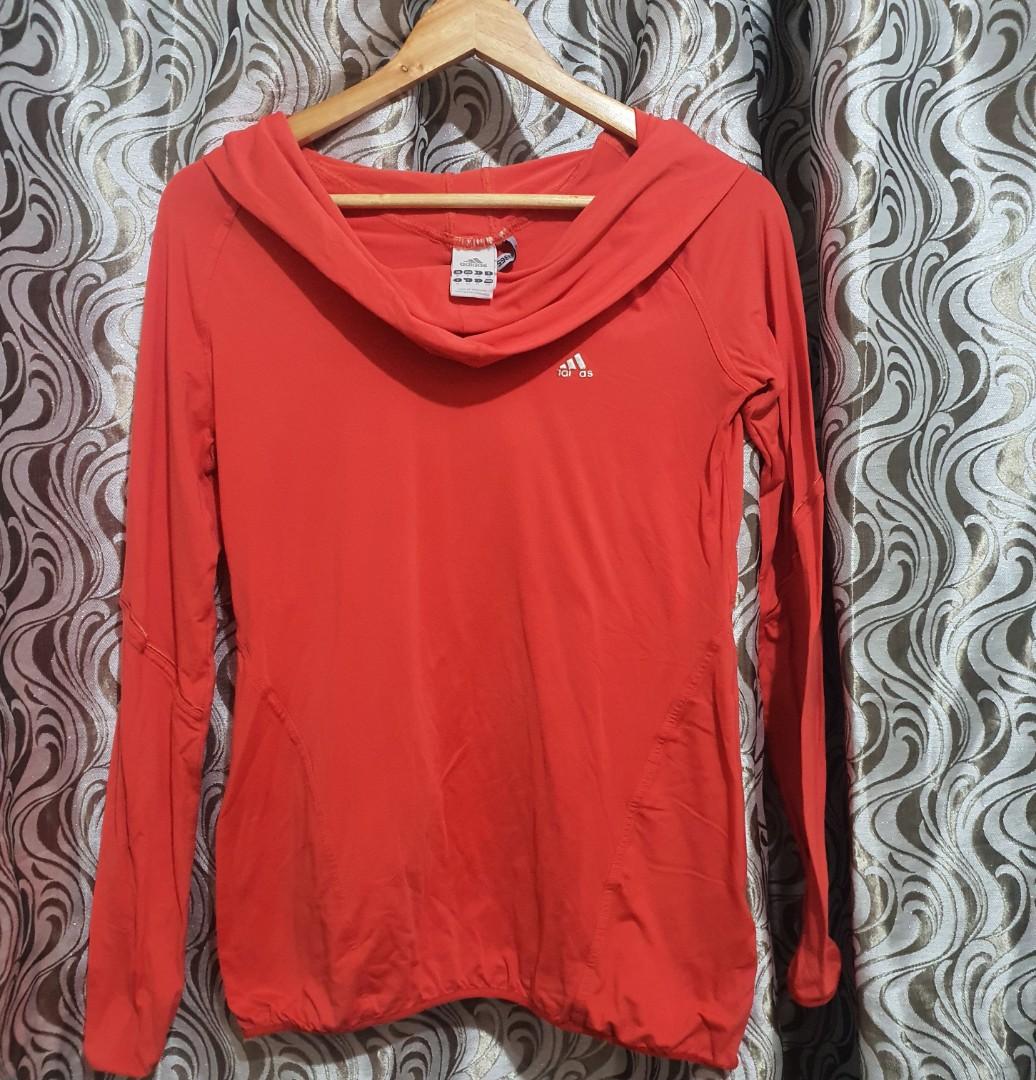 Original Adidas Dri-fit long sleeves (Category: Activewear) located in Manila. Submitted by senyoritab (Listing ID 1190077493, Image 1). Description: ❣️RFS: decluttering ❣️can fit S-M ❣️Minimal Ripped Print(2nd pic).