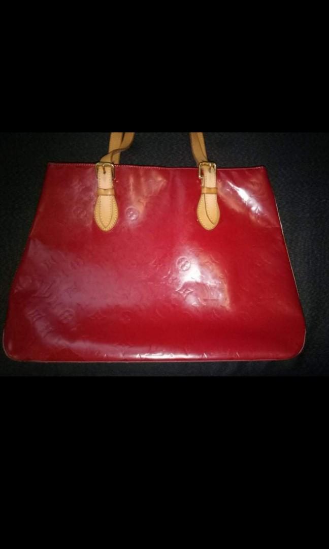 Japan Used Bag] Used Louis Vuitton Brentwood Monogram Vernis Red/Enamel/Red  Bag