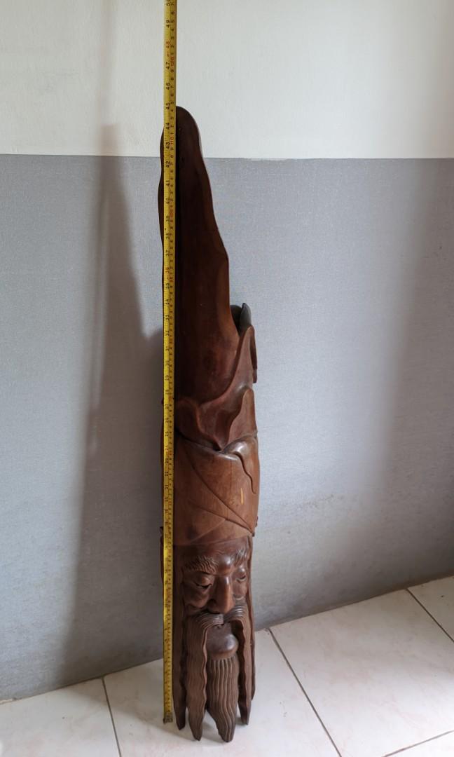 Ornamen dinding kayu, Antik, Pajangan di Carousell