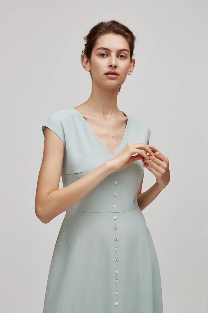 OSN button down maxi, Women's Fashion, Dresses & Sets, Dresses on Carousell