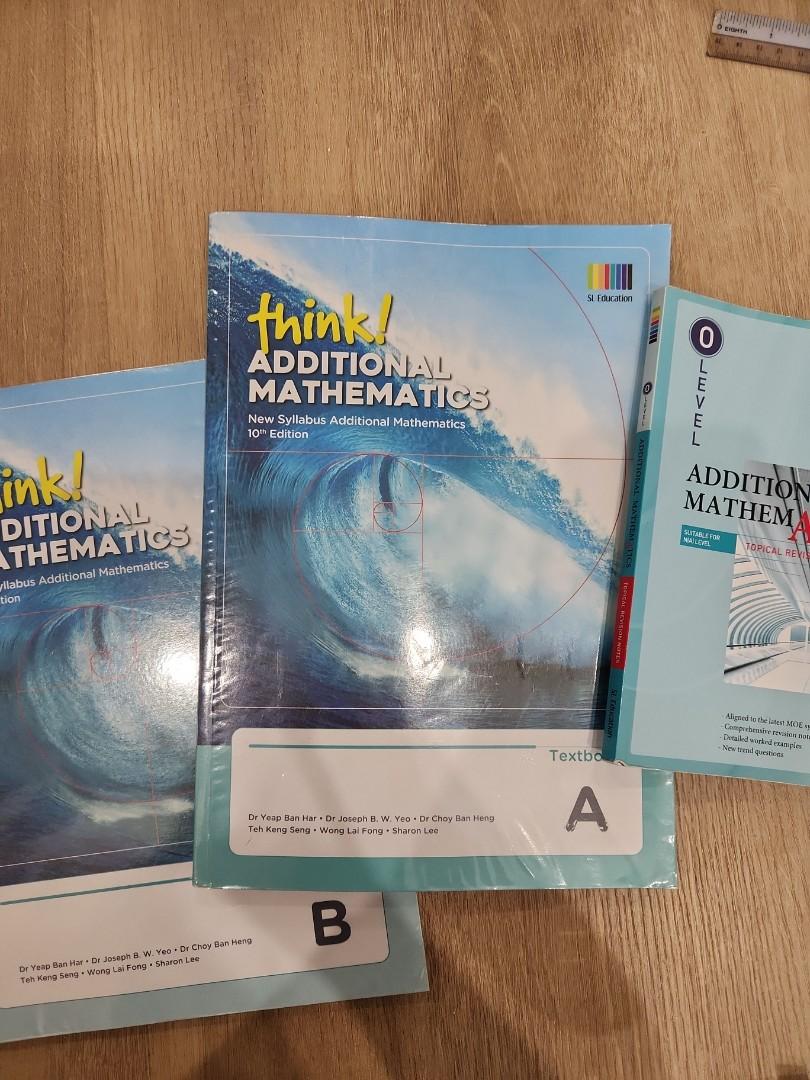 Package think additional mathematics textbook a and b and topical