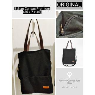 PAMELO Canvas Premium Totebag Black
