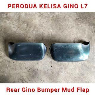 Perodua Kelisa Gino L7 Rear Gino Bumper Mud Flap / Splash Guards