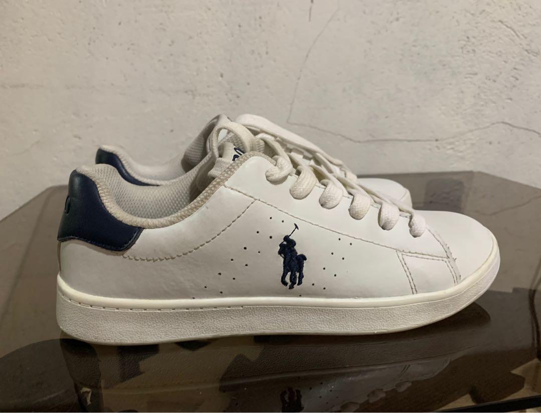 Polo Ralph Lauren white shoes, Women's Fashion, Footwear, Sneakers on  Carousell