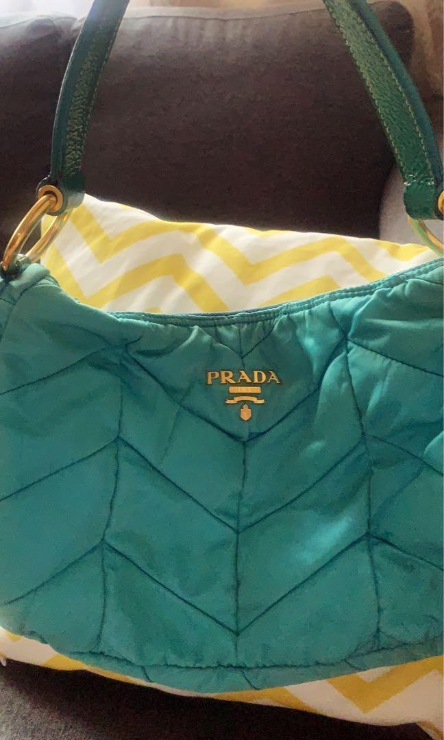 Prada shoulder bag, Luxury, Bags & Wallets on Carousell