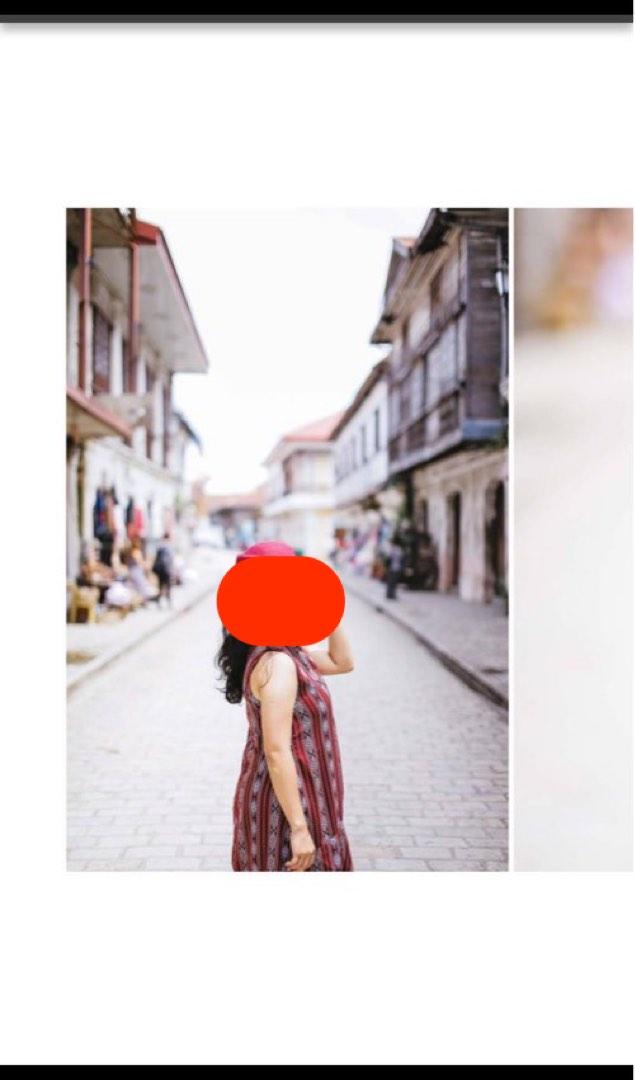 Pre-loved Vintage Style Dress (Category: Dresses) located in Quezon City. Submitted by mae_payitforward (Listing ID 1182084597, Image 2). Description: As is where is Maroon-based color Okay for photo op Vintage style .