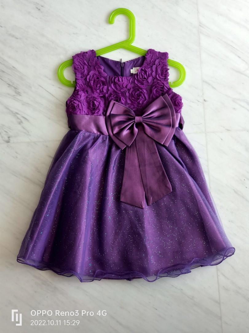 Purple girl dress