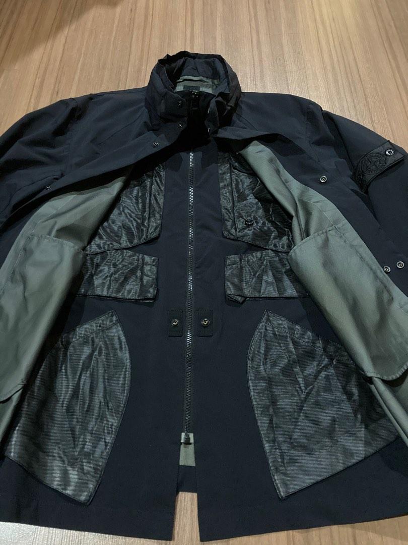 RARE 4YZ4 STONE ISLAND SHADOW PROJECT MOIRE STEALTH JACKET