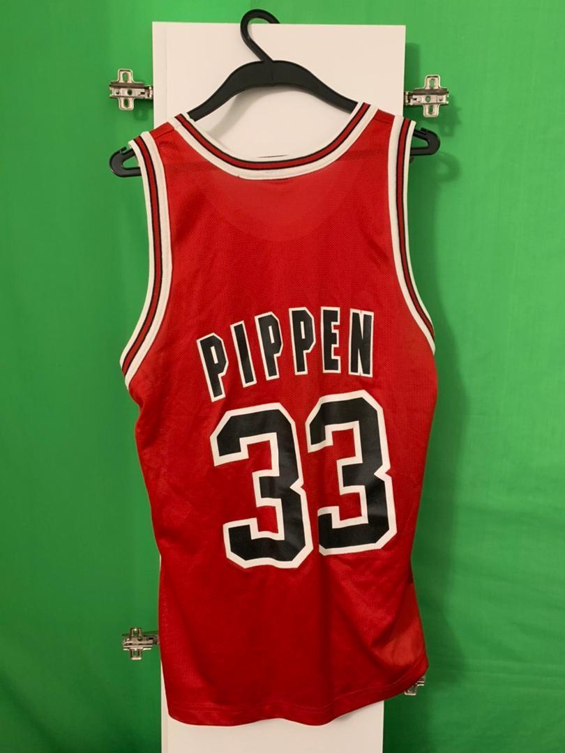 Rare Chicago Bulls Champion Jersey 33 Pippen Very Very Rare Item