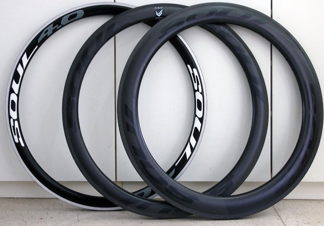 Road bicycle rims for sale. Carbon and Aluminium, assorted sizes and depth available, Sports