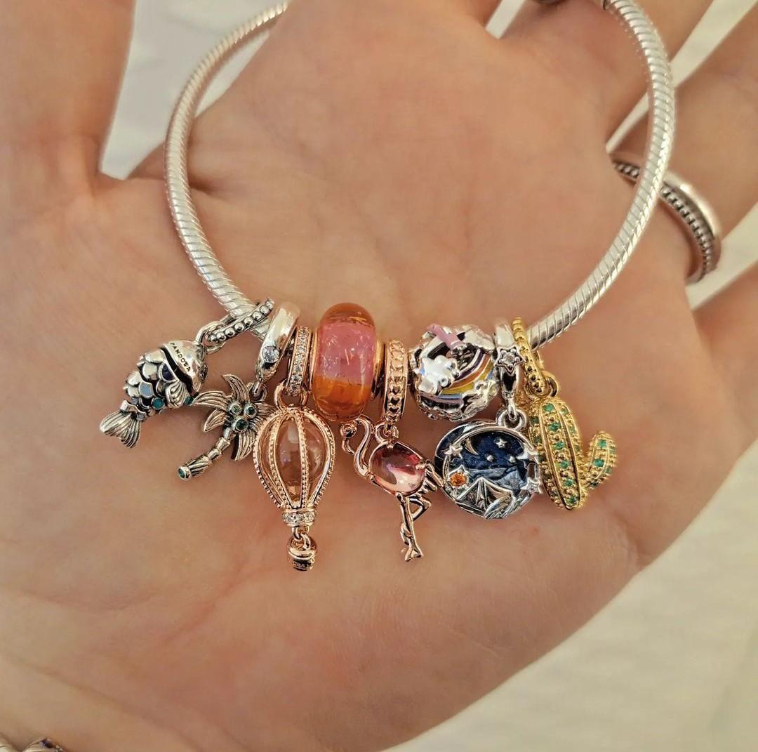 SALE AUTH PANDORA BRACELETS 2200 CHARMS 980 EACH PROMO BIY