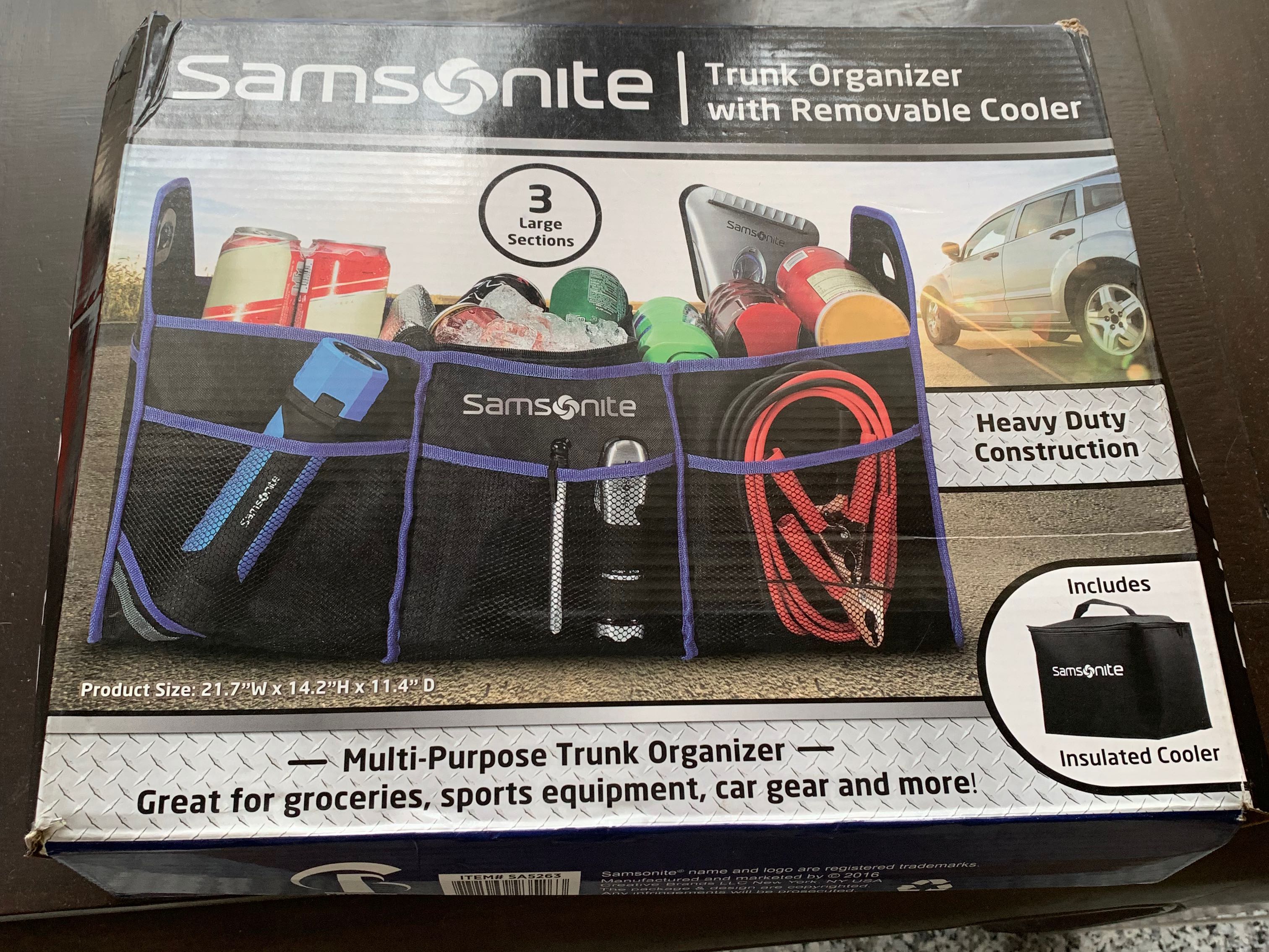 Samsonite Trunk Organizer with Removable Cooler, Furniture & Home