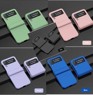 Dome Glass Whitestone Ring Case for Samsung Galaxy Z Flip 4 2022, Premium Hard Ring Type Case Slim & Ultimate Fit Protective Phone Cover, Hinge