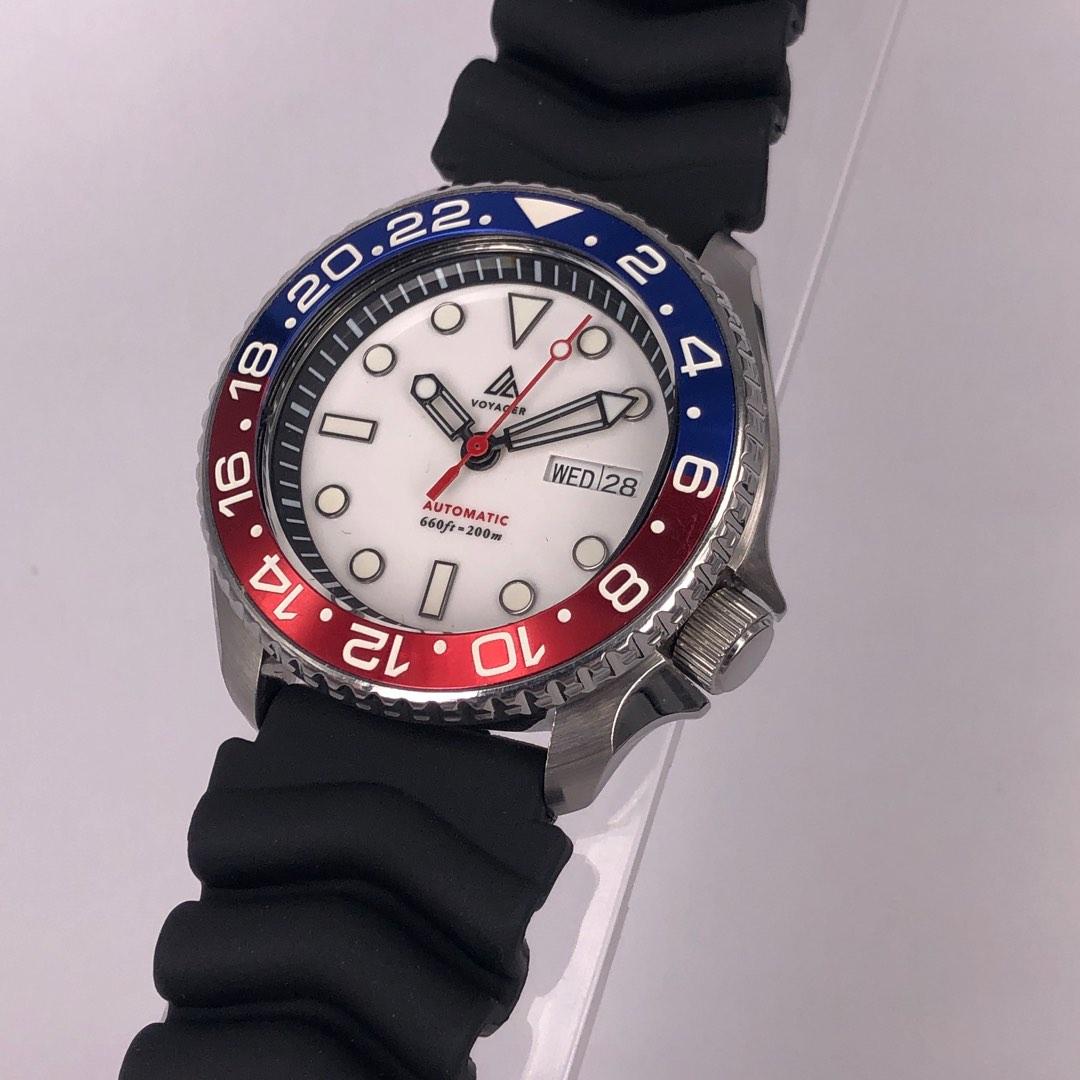 Seiko SKX007 modded white dial Pepsi bezel original Seiko 7S26 movement ,  Men's Fashion, Watches & Accessories, Watches on Carousell