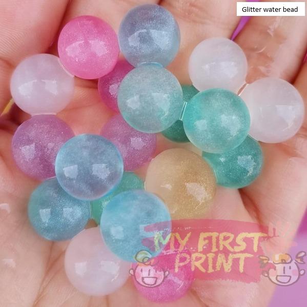SG In Stock Glitter Marble Colorful Water Beads or Water Babies