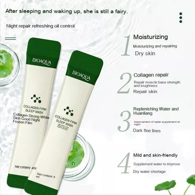 [SG Seller] Yanjiayi & BioAqua collagen firming sleeping mositurizing