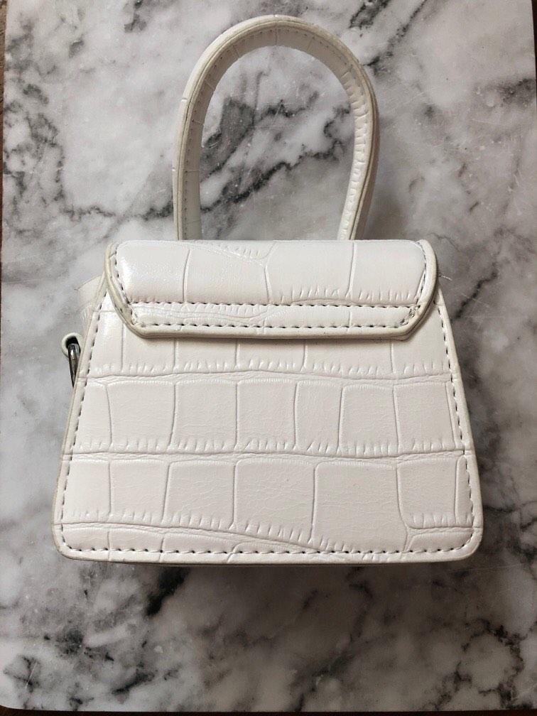 White sale mini purse