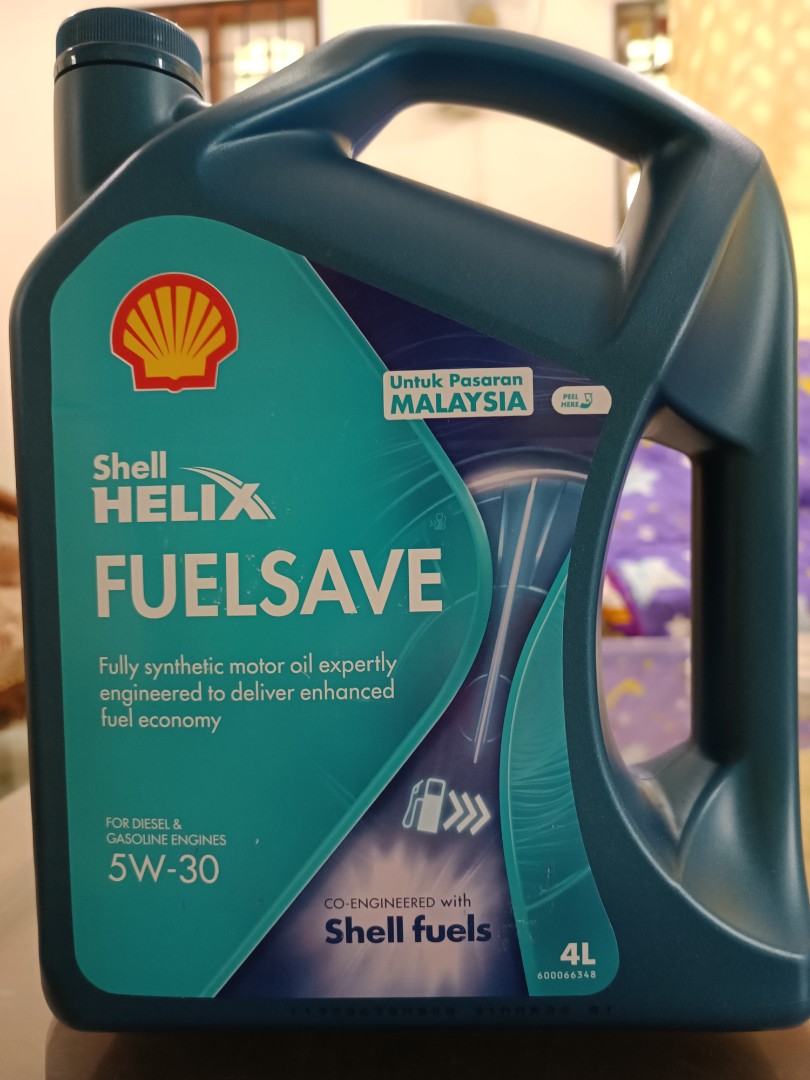 Shell helix fuelsave fully synthetic 5w30, Auto Accessories on Carousell
