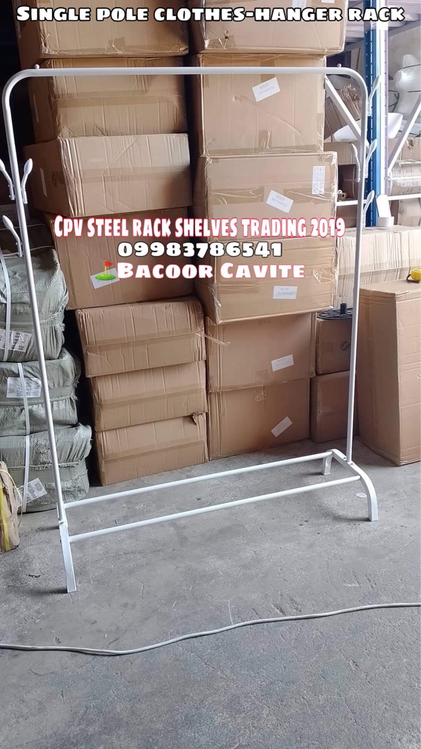 SINGLE POLE HANGER RACK, Furniture & Home Living, Home Improvement