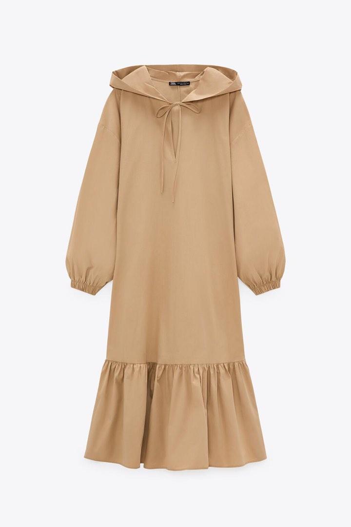 Zara hooded dress top