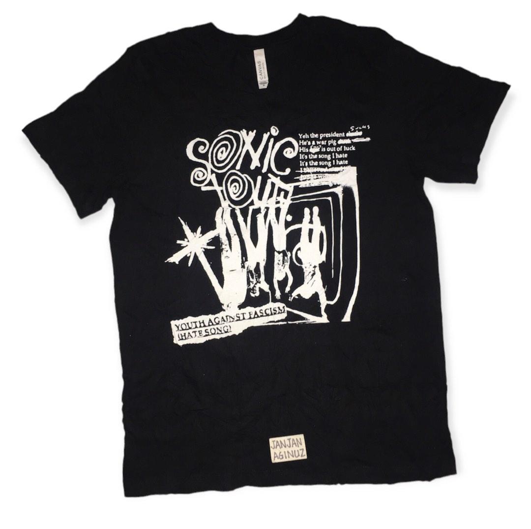 SONIC YOUTH (YOUTH AGAINST FASCISM) LIMITED RELEASE TEE, Men's Fashion ...