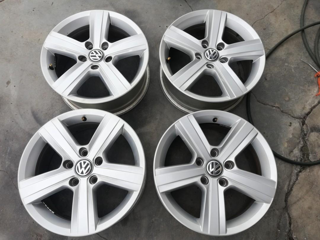 Sport rim second Volkswagen 16 inch, Auto Accessories on Carousell