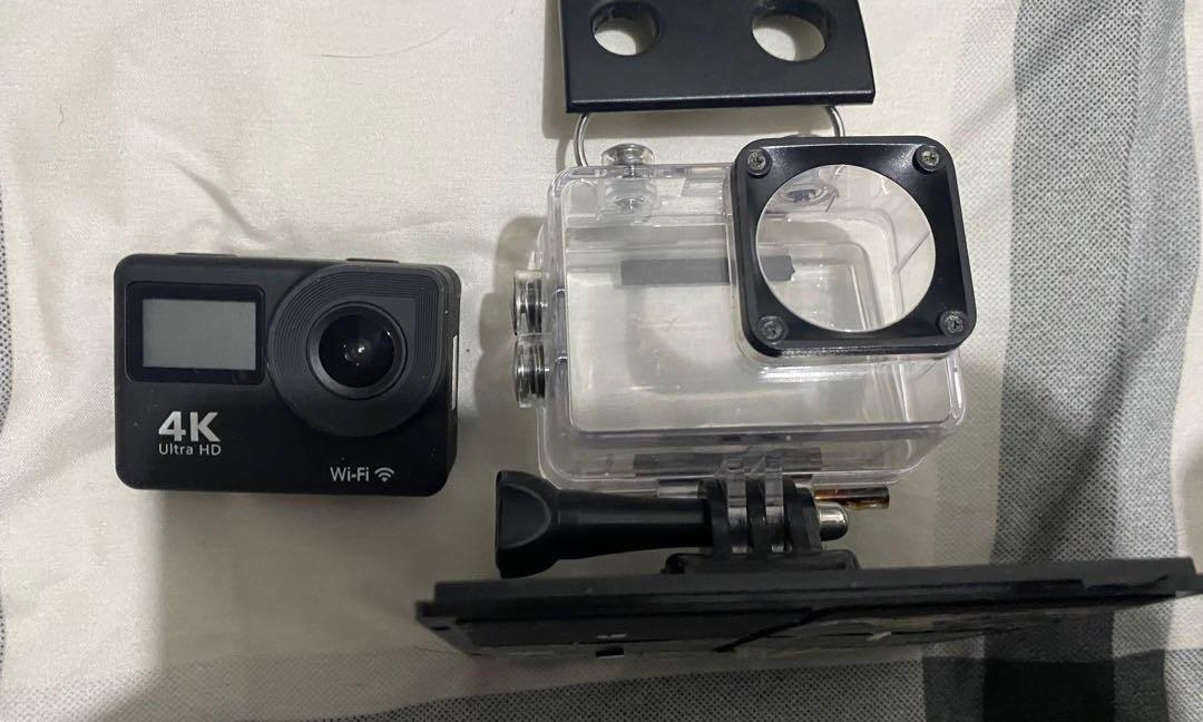 Sports video camera (Category: Cameras) located in Makati City. Submitted by fabiloushop (Listing ID 1137680632, Image 3). Description: 4K Ultra HD WI-FI ready .