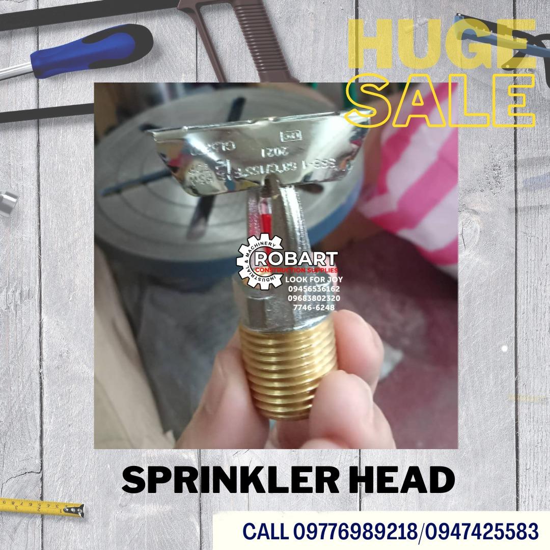 SPRINKLER HEAD SIDEWALL TYPE W/ ESCUTCHEON PLATE, Commercial