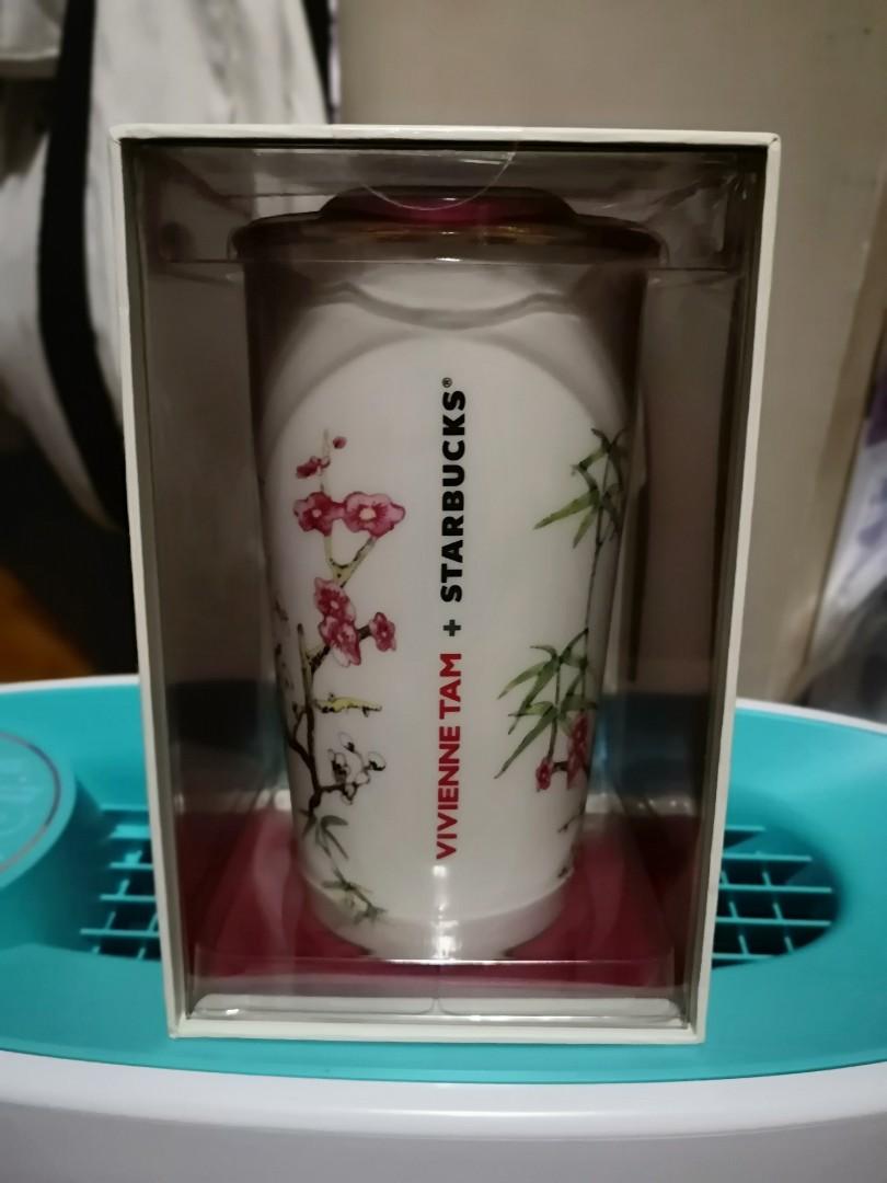 STARBUCKS DOUBLE WALL CERAMIC TUMBLER VIVIENNE TAM, Furniture & Home