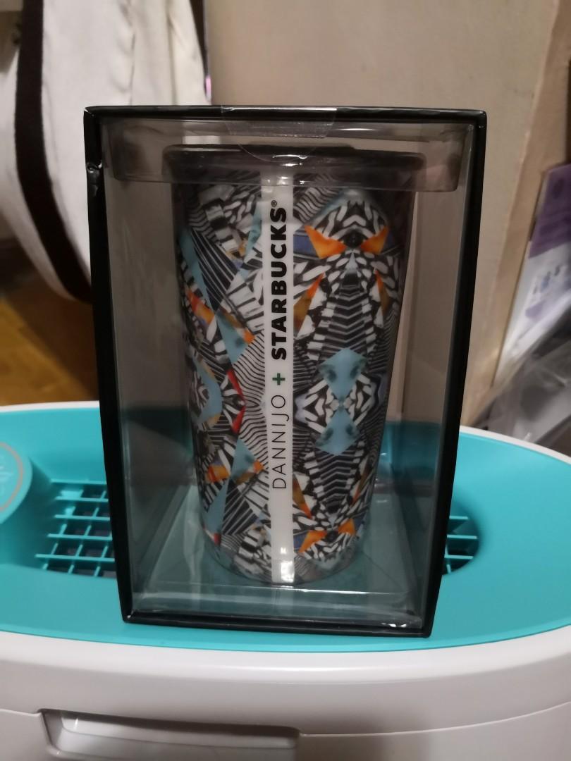 Starbucks Double Wall Ceramic Tumbler DANNINJO, Furniture & Home Living