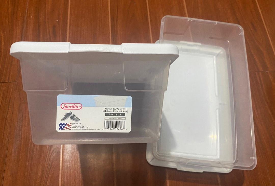 Sterilite Shoe Box 6 pcs. , Furniture & Home Living, Home Improvement