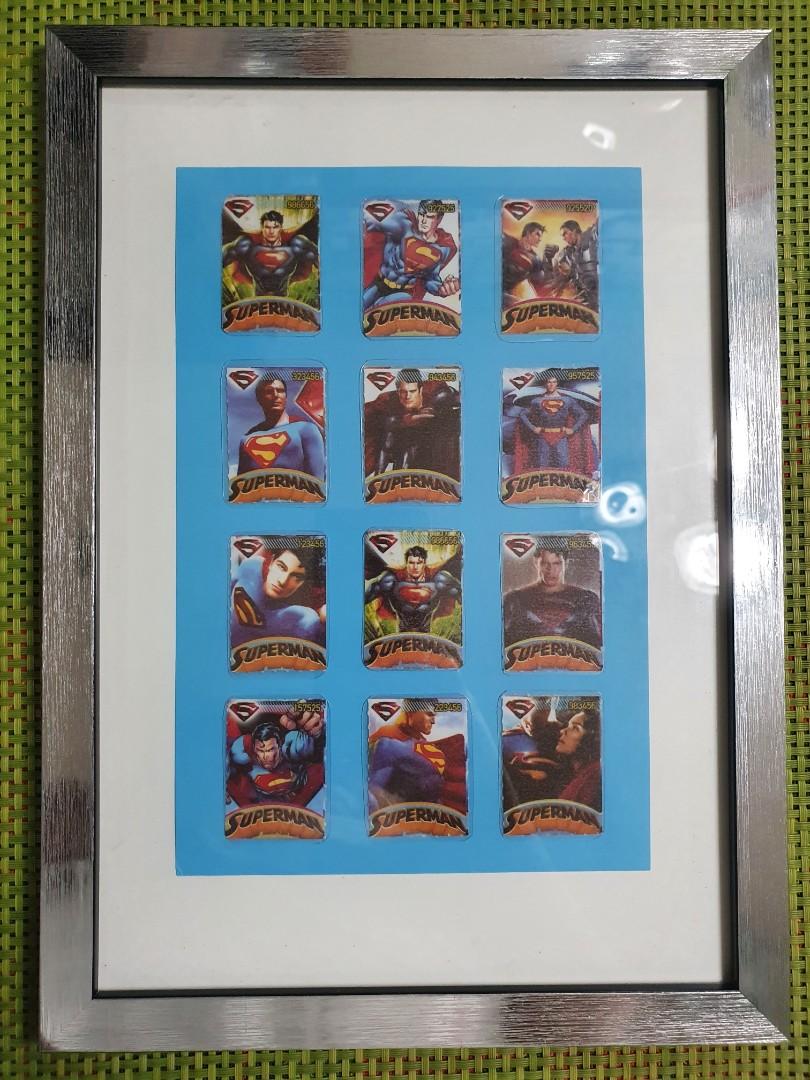 Teks Collection Superman Teks in Frame, Hobbies & Toys, Memorabilia & Collectibles, Fan ...