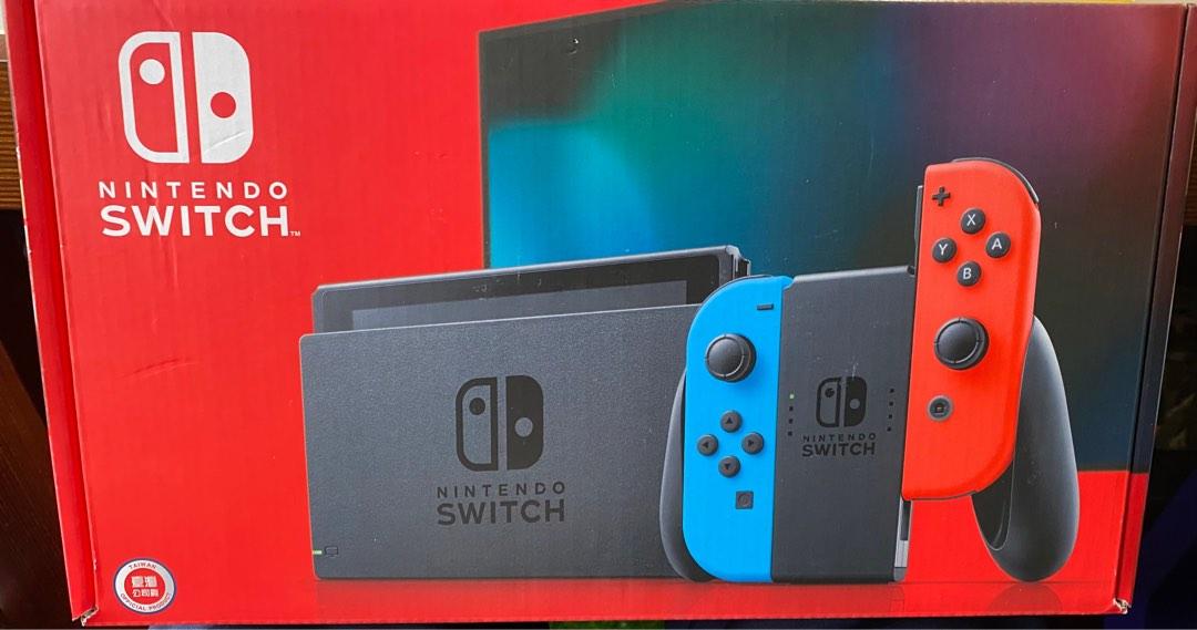 正版新品】Switch 任天堂NS 主機台灣公司貨紅藍主機-電力加強版《新品