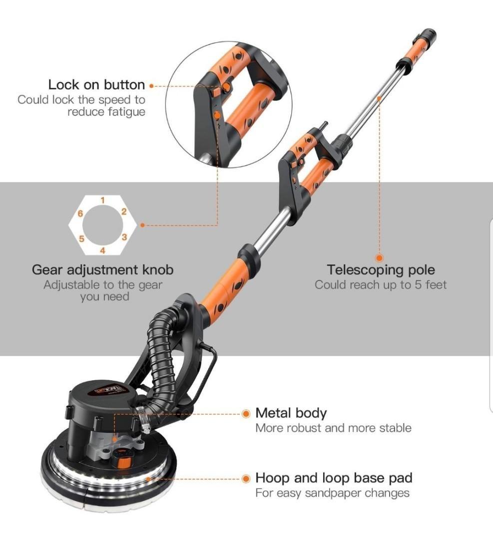 Tacklife 800w drywall sander 2025