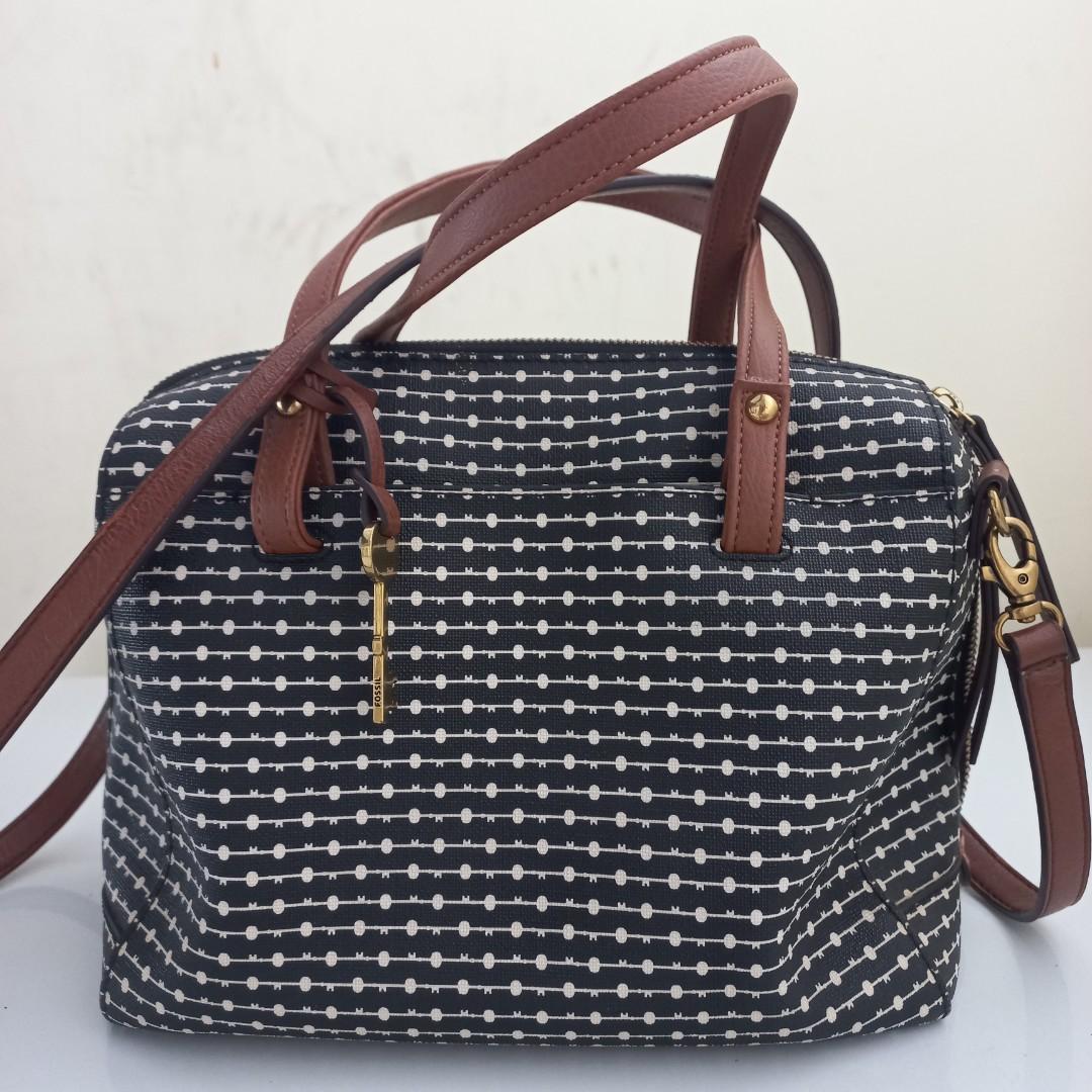 Fossil rachel hotsell satchel stripe