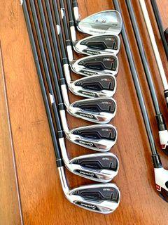 Taylor Made RSi1 Irons w/ regular flex graphite shafts 4, 5, 6, 7, 8, 9, P, S. P45,600 GOLF CLUB FOR SALE BUNDLE SALE IN GREAT CONDITION, ALL AUTHENTIC