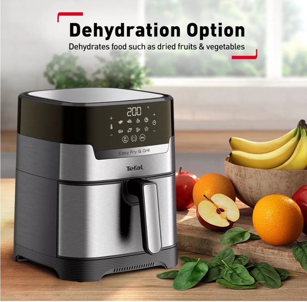 Tefal 2in1 Air Fryer Easy Fry & Grill Deluxe 4.2L ( XL size )EY505D27