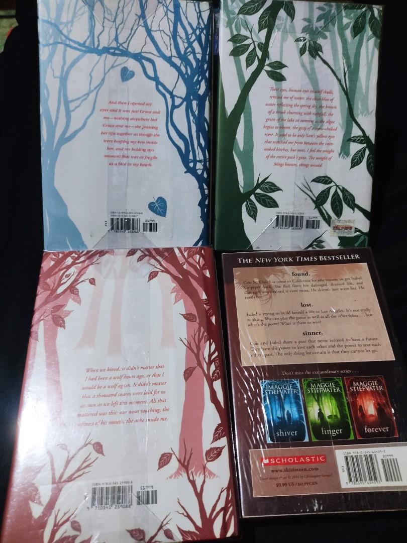 The Shiver Trilogy bundle (Hardbound) (Category: Storybooks) located in Paranaque City. Submitted by dionesteban (Listing ID 1189982580, Image 3). Description: SELLING! These are from my personal collection. Switching genres na so need to let these go. Book Sets and Bundles. brand new to like new and sealed :) may price pa yung iba. Strictly sold as set/bundle. 📌TITLES AND PRICE 🔹The Divergent Series Boxed Set (HB): Php 1,900 🔹The Reckoning Se