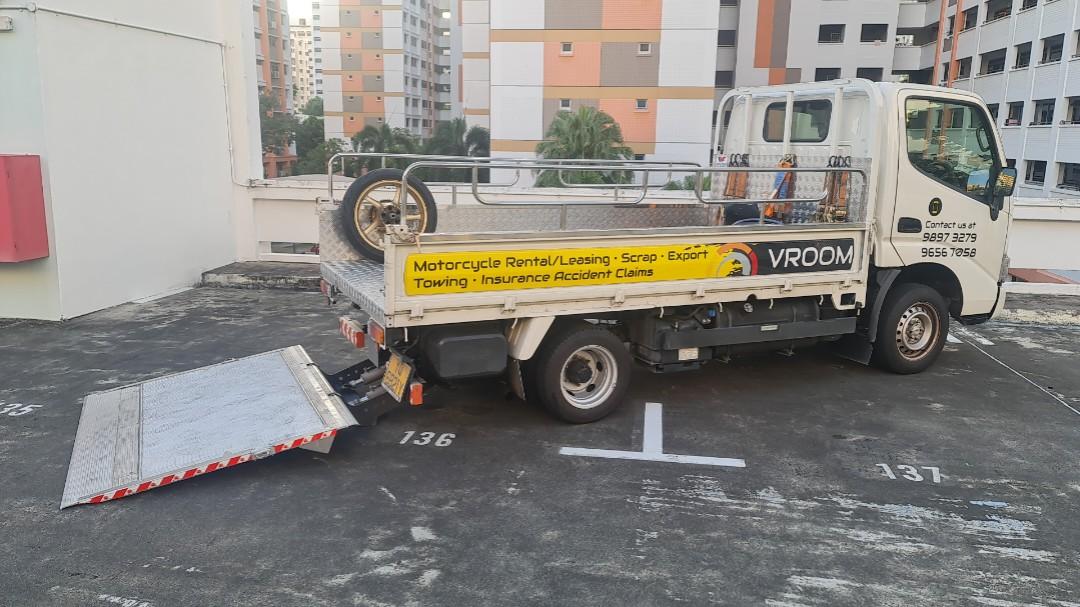 Motorcycle Towing from 45! Towing for Motorcycles 24 Hours Ready 7