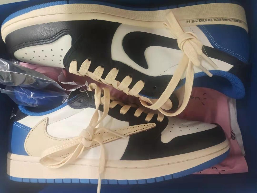 StclaircomoShops - Travis Scott x Air Jordan 1 Low OG Pink White