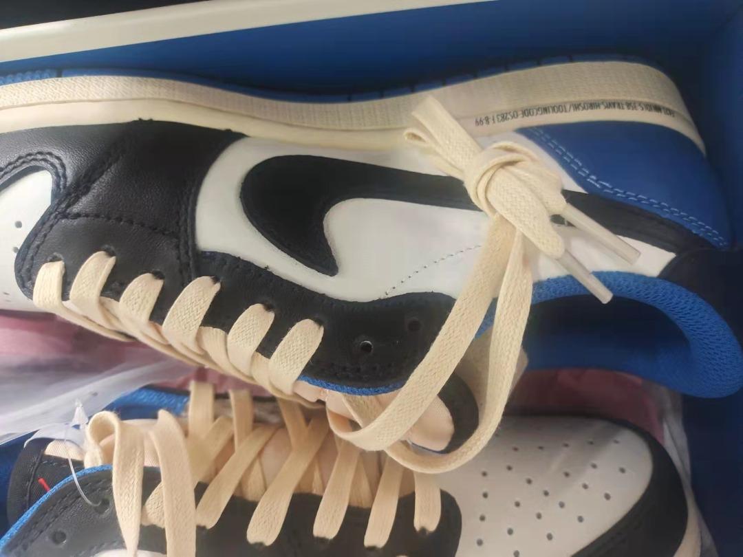 Air jordan 1 low white blue sale