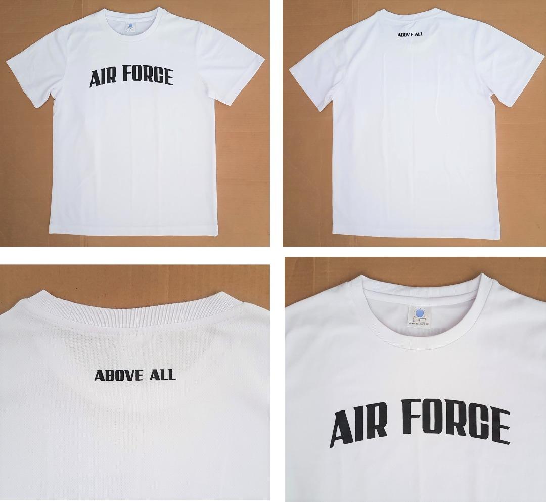 Trendy Air Force T Shirt RSAF Designer Tee White Air Force Top Singapore Air Show Art D cor Original Military Apparels Air Force Souvenir