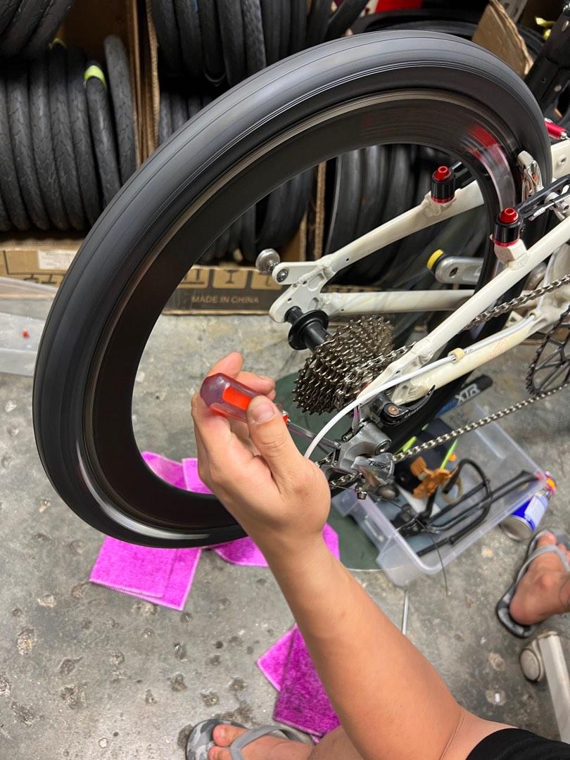 **Tuning Gears From 20 to 45 Brompton Trifold Foldie MTB Road Bike