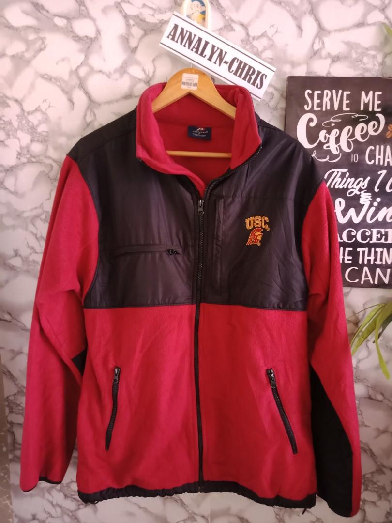 USC Trojans NCAA Fleece Jacket by Pro Player Size Medium Dimes